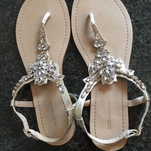 BCBG Generation Jeweled Sandals